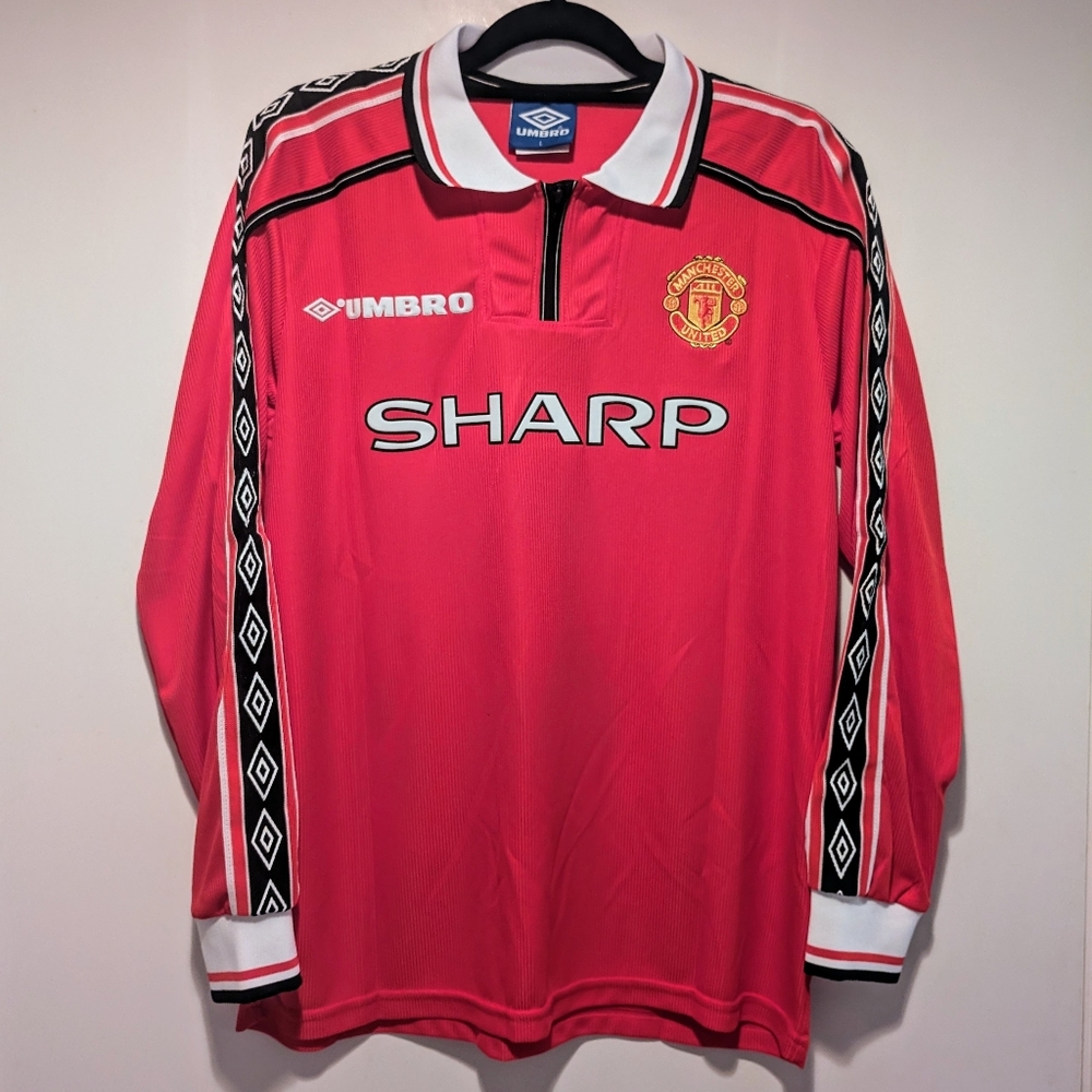Manchester United David Beckham 98/99 Jersey Long Sleeve